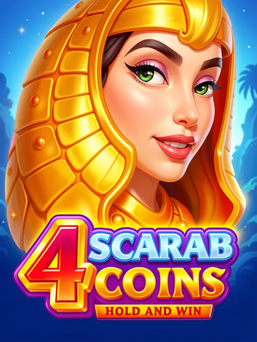 4 Scarab Coins Hold and Win