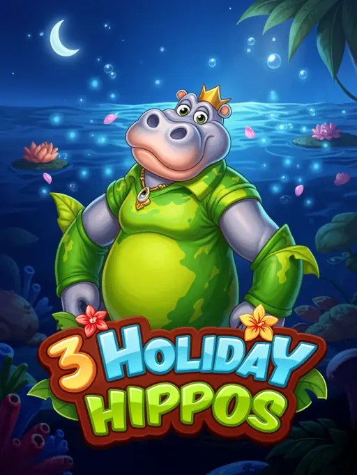 3 Holiday Hippos